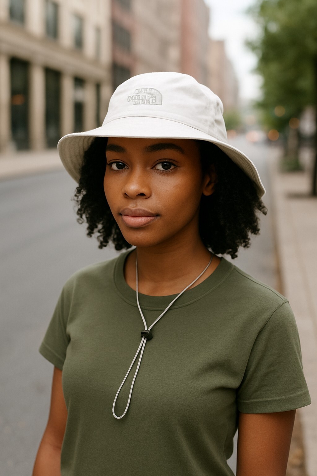NWT The North Face Class V Womens Brimmer Bucket Hat L/XL Gardenia White Item image 2