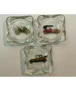 ROLLS ROYCE / AUSTIN / WOLSELEY AUTOMOBILES  ASHTRAYS LOT OF 3 - $24.03