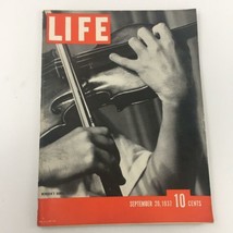 VTG Life Magazine September 20, 1937 Menuhin&#39;s Hands Newsstand - $19.00