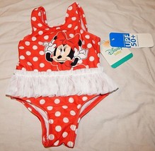 Baby Girls Swimsuit Minnie Mouse Infant Sizes One Piece Tutu Disney Bathing Suit - £14.32 GBP