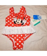 Baby Girls Swimsuit Minnie Mouse Infant Sizes One Piece Tutu Disney Bath... - £14.21 GBP