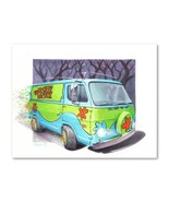 Signed Scooby Doo Mystery Machine Poster Print Wall Art 11x14 Unframed - €20,51 EUR