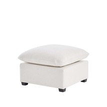 26x26 Modular Ottoman Sectional Sofa Module - Wide Chenille Seat - $186.99