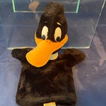 Daffy Duck Hand Puppet Plush Warner Bros Studio Vintage 1987 12&quot; Looney Tunes - £21.87 GBP