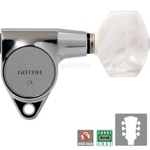 NEW Gotoh SG301-P7 Set L3+R3 w/ PEARLOID Buttons Tuning Keys Tuners 3x3 ... - £91.40 GBP