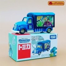 RARE Tomica Disney Motors Carry Monsters University Jolly Float Truck Van Car Gi - £21.34 GBP