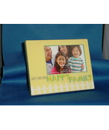PICTURE FRAME Plastic Frame fits 4&quot; x 6&quot; photo Just One Big Happy Family - $83.23 MXN