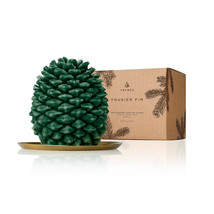 Thymes Frasier Fir Nothwoods Pincecone Petite Candle - £39.91 GBP