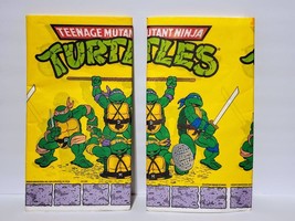 Lot 2-Pack VTG 1989 TMNT Tablecloth Birthday Party Teenage Mutant Ninja Turtles - £19.87 GBP