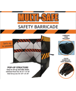 Multi-Safe, Portable Safety Barricade &amp; Debris Containment (w/ carrying ... - $191.00