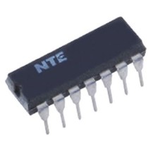 2 pack nte1580 integrated circuit if amp and detector 14-lead dip vcc 12v  - $4.74