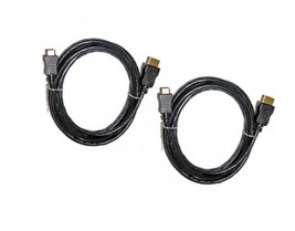 2X Hdmi Cables For Sony HDRAS100VR HDRAS100W HDRAS100V/W HDRAS100VR/W HDR-CX240 - £10.41 GBP