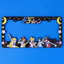 Sailor Moon Custom License Plate Frame Holder Car Anime Figure Manga - £39.50 GBP