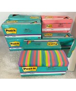 9- New Boxes of 24 each 3” x 3” Post-It Sticky Note Pads ~ Rainbow Colors - $246.74 CAD