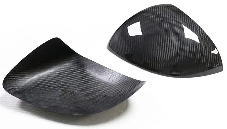 Real Dry /ABS+Real   Rearview Body Side Mirror Cover For Mercedes Benz New C-Cl  - £260.95 GBP