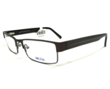 Robert Mitchel Eyeglasses Frames RM 2016 BR Brown Rectangular Full Rim 5... - $51.21