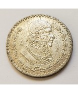 Mexico Silver Peso (Morelos) Coin 1959 KM#459  circulated - £8.56 GBP