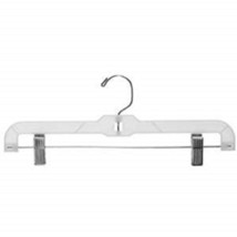 14&quot;  White Plastic Pant/Skirt Hanger Box of 100 - $1,212.98 MXN