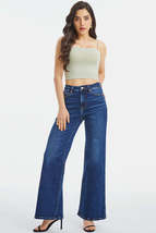 BAYEAS Full Size High Waist Cat&#39;s Whisker Wide Leg Jeans - $66.26+