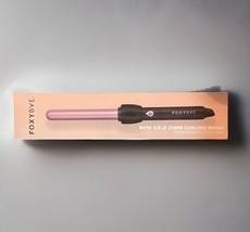 FoxyBae | 25mm Curling Wand | Rose Gold Colored Barrel | New/Open Box - £17.77 GBP