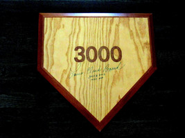 Lou Brock Clark 3023 Hits Hof 1985 Cardinals Cubs Signed Auto Wooden Home Plate - £235.35 GBP