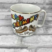 Happy Retirement Coffee Mug No One Can Fill Your Shoes Lefton China  - £9.68 GBP