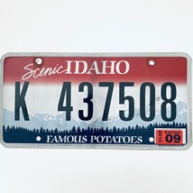 2015 United States Idaho Base Passenger License Plate K 437508 - $225.96 MXN