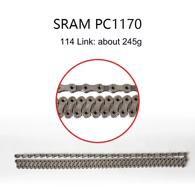 SRAM PC-1170 PC1170 PC1110 11v 11 speed Chain 114L 120L PowerLock MTB/Road Bicyc - £104.08 GBP