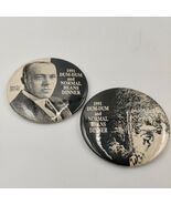 Vintage Set Of 2 1991 Dum-Dum And Normal Beans Dinner Art 3&quot; Event Lapel... - $49.68 CAD
