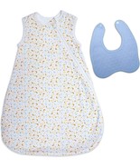 Baby Sleep Sack and Baby Bib  with 100% Cotton Material 6-15 months NEW - £13.06 GBP