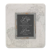 Life Takes You Stone Impressed Photo Frame - £29.96 GBP