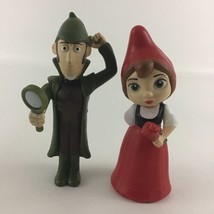 Sherlock Gnomes Movie Burger King Juliet Inspector Action Figure Lot Toy 2017 - £26.07 GBP