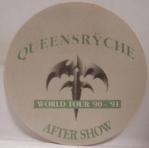 Queensryche - Vintage Original Concert Tour Cloth Backstage Pass - $10.00