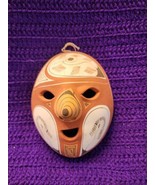 Vtg Venezuelan Terra Cotta Handpainted Face Mask 3.5 ×5 &quot; - €24,31 EUR