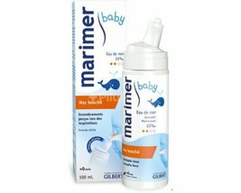 Marimer Hypertonic Baby Nasal Spray Cold&amp;Flu 100 ml, Gilbert - £22.30 GBP