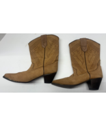 Oak Tree Farms Womens Size 7 M Brown Leather Cowboy Western Boots - $19.80