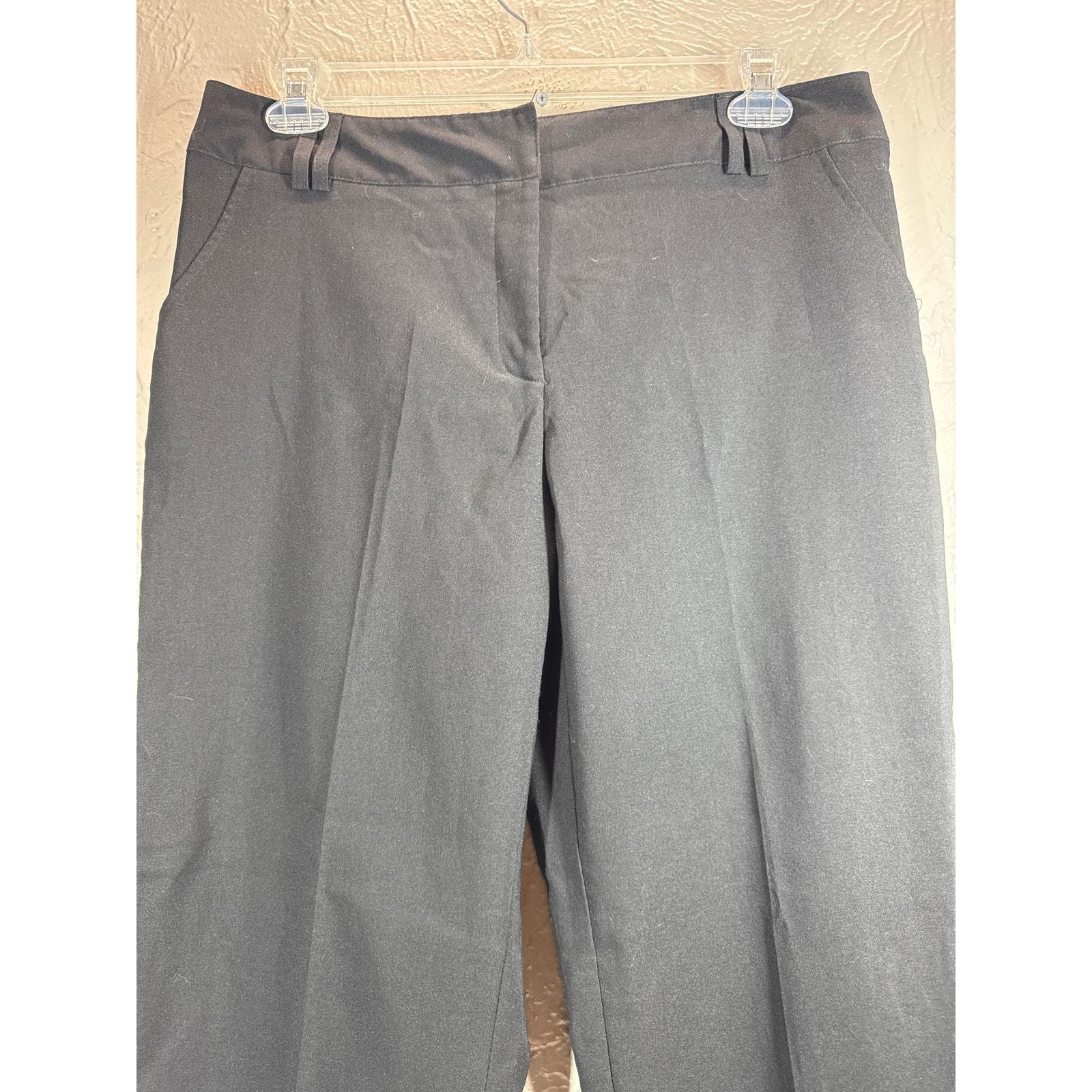 Fashion Bug Black Womens Stretch Dress Pants Bootcut Preppy Business Size 14 NWT Item image 3