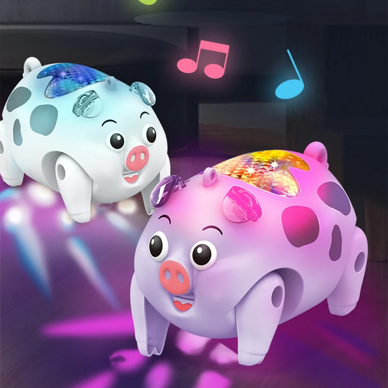 Baby Toys Electric Pet with Music LED Light Up Musical Toys for Toddler Crawling - £11.84 GBP+
