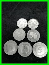 Vintage German Coin Lot ~ Lot Of 7 Coins - $29.69
