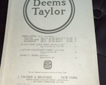 Captain Stratton’s Fancy  Deems Taylor 1920 Sheet Music - $7.92