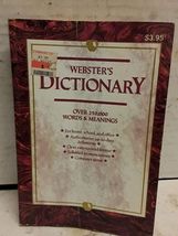 Websters Dictionary - $54.01 MXN