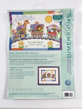 Dimensions Baby Express Birth Record Counted Cross Stitch Kit (BRAND NEW... - $8.69
