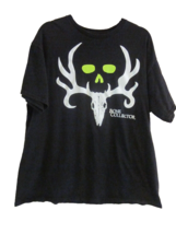 Bone Collector Shirt Mens X Large Black Cotton Short Sleeve Pullover Out... - $12.99
