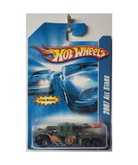 Hot Wheels 2007 All Stars Invader Green Tank 142/180 1:64 Diecast - $9.50