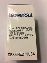 PowerSat Standard Single FTA KU Band 10750 Satellite Dish LNBF 0.4 DB,US... - £12.09 GBP