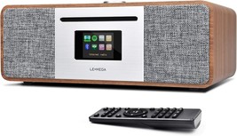 Walnut-Finished Lemega Msy5 Cd Player With Bluetooth, Usb, And App Control. - £194.34 GBP