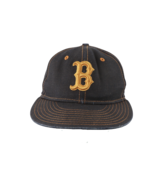 Vintage New Era Boston Red Sox Indigo Denim Distressed Fitted Hat Cap Si... - £23.84 GBP