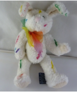 Boyds Bears White Bunny Rabbit Plush &quot;Painted&quot; for Easter 10&quot; Fully Jointed - $21.55 CAD