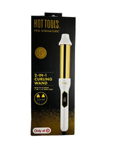 Hot Tools Pro Signature Digital 2 in 1 Curling Wand 1&quot; or 1.5&quot; Twist Top. - $26.72
