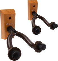 2 Pack Guitar Wall Mount, Levan Hard Wood Guitar Wall Hanger - Bass, Aco... - $38.98